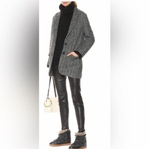 Isabel Marant Nowles shearling-trimmed leather ankle boots